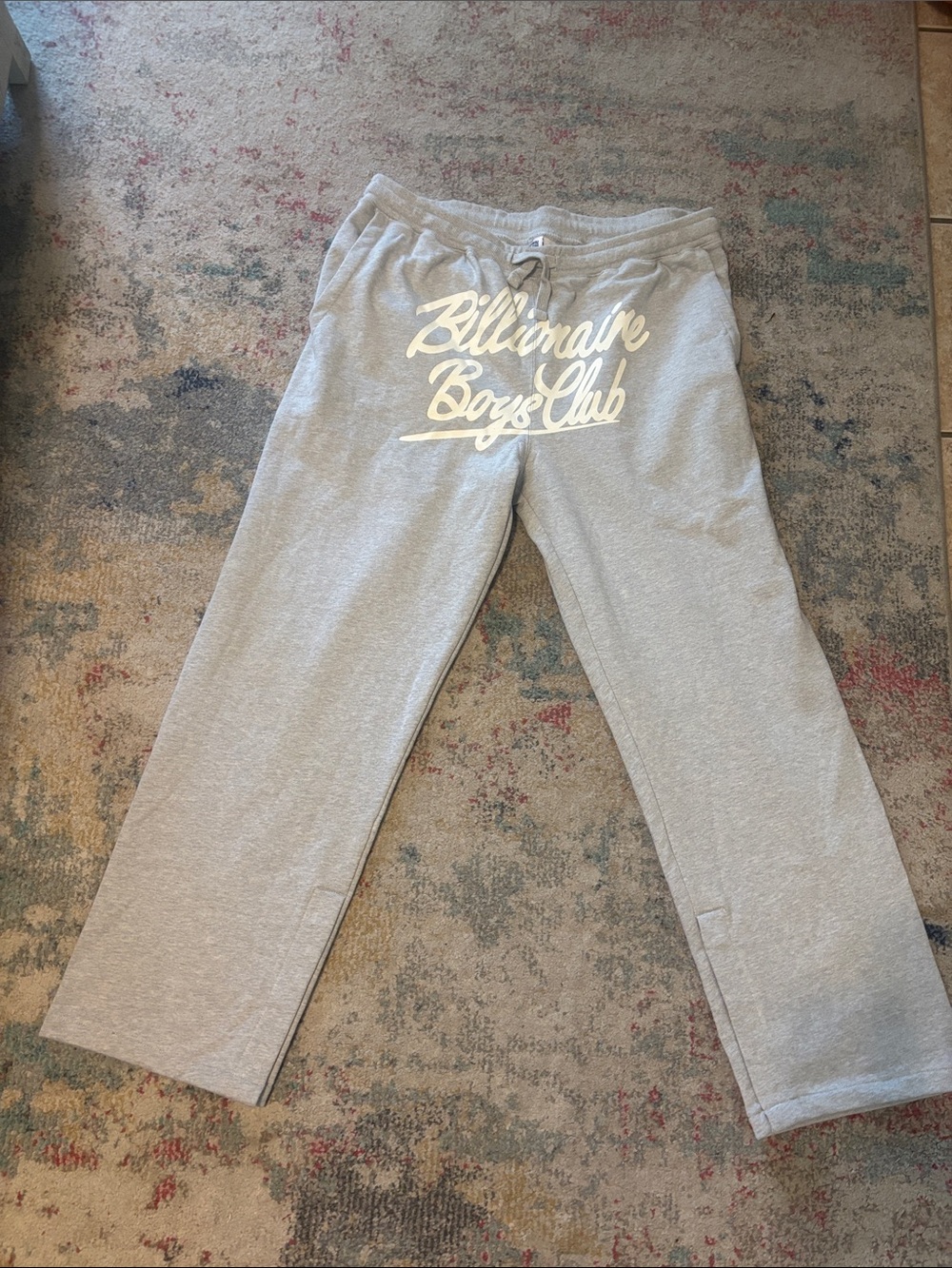 Billionaire Boys Club Light Gray Logo Joggers